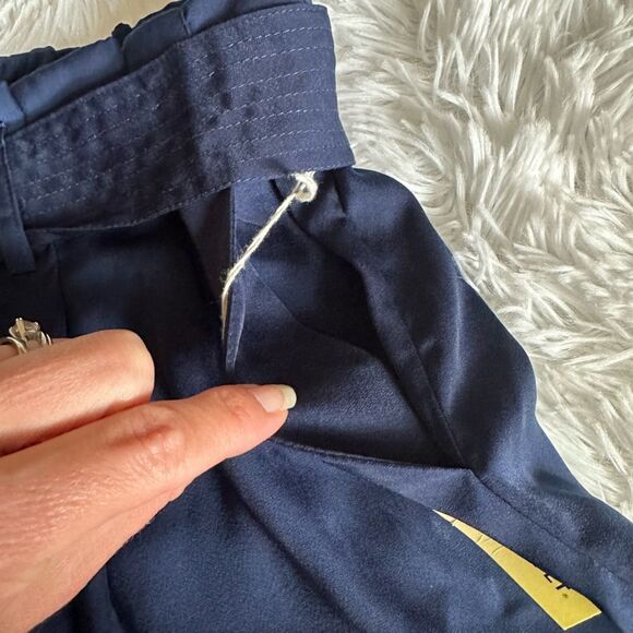 Summersalt Shorts Belted New Pockets Blue Lightweight Womens Size 18 - Picture 4 of 6